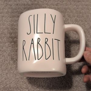 Rae Dunn Silly Rabbit Easter Pink Mug NWT